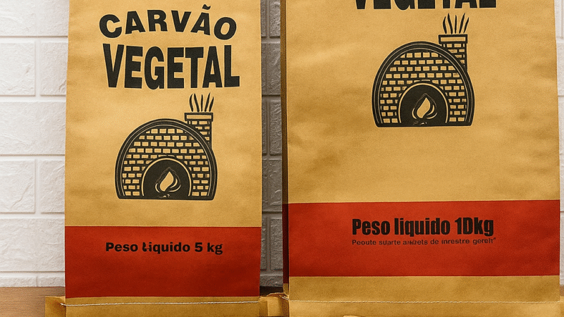 Saco para Carvão Padrão – Prático, Resistente e Sem Personalização